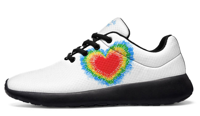 Watercolor Rainbow Heart