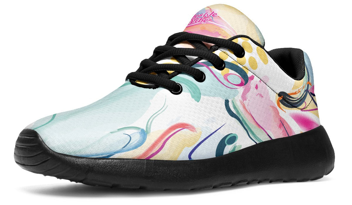 Watercolor Wavy Lines