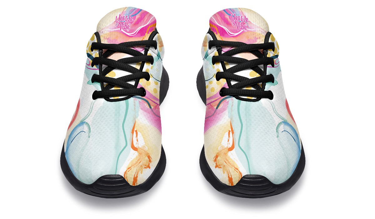 Watercolor Wavy Lines