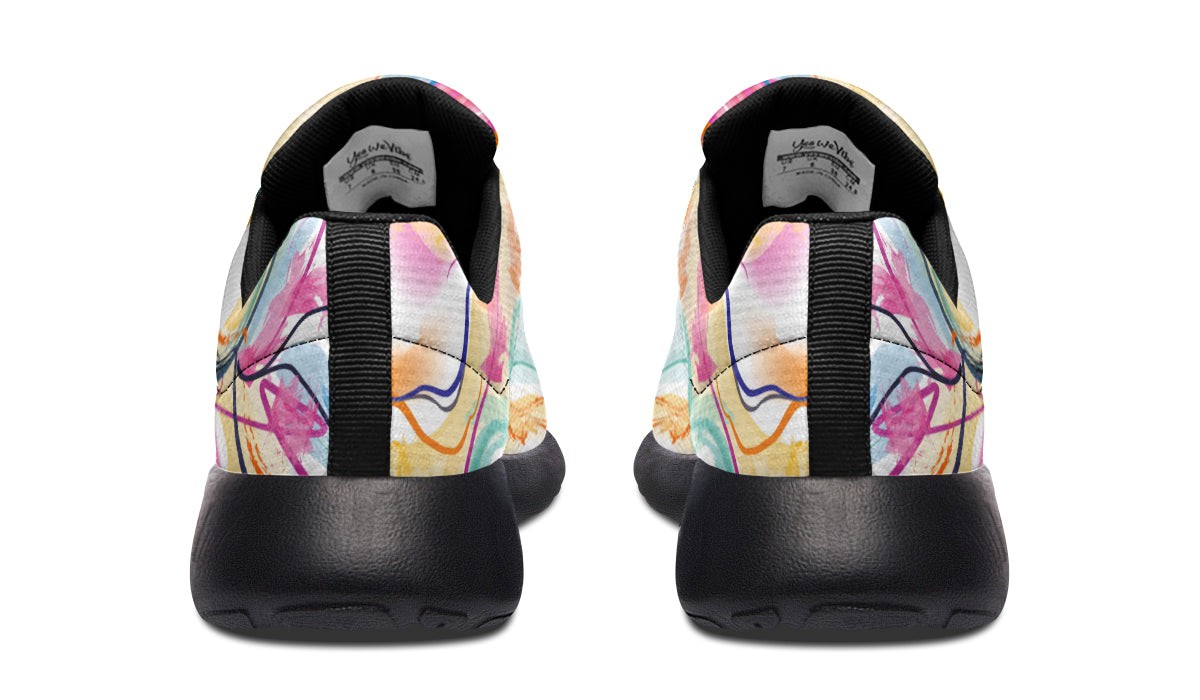 Watercolor Wavy Lines