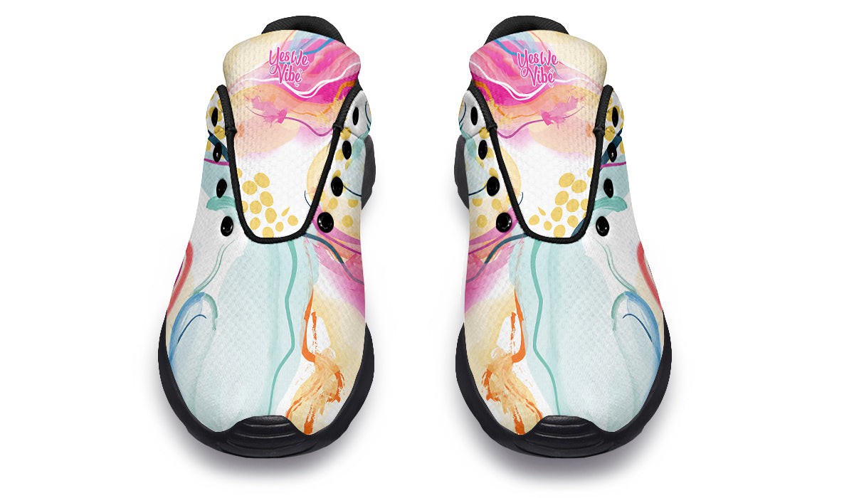 Watercolor Wavy Lines