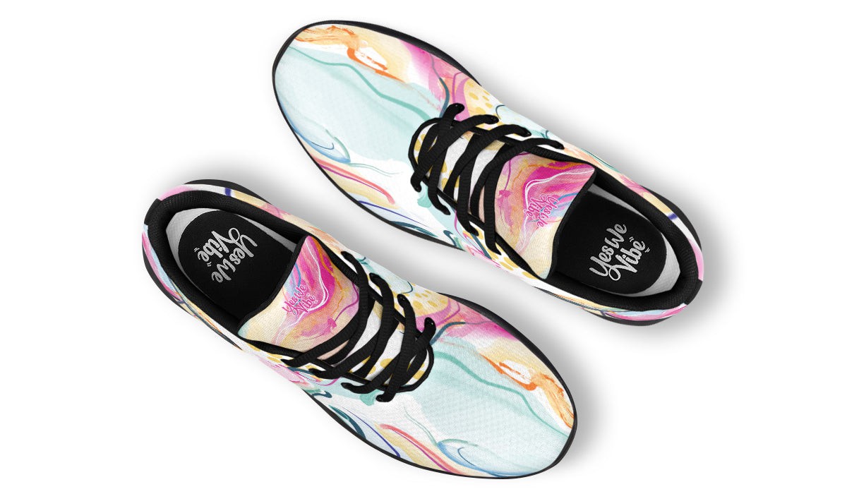 Watercolor Wavy Lines