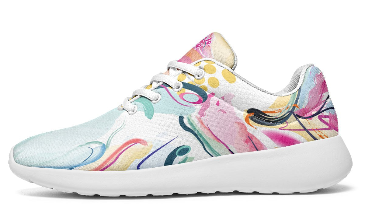 Watercolor Wavy Lines