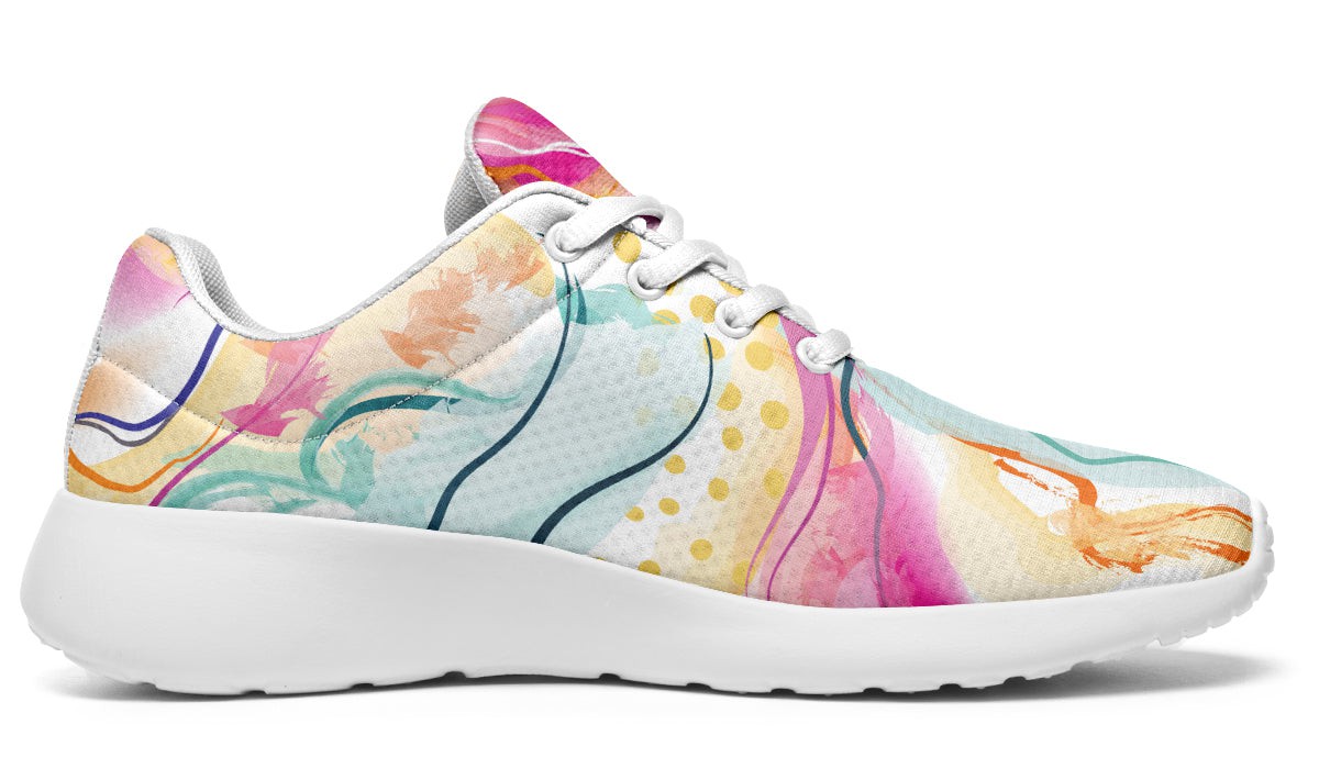 Watercolor Wavy Lines