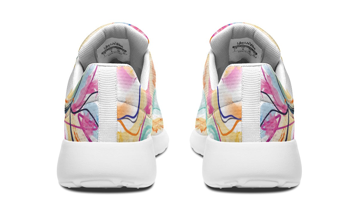 Watercolor Wavy Lines