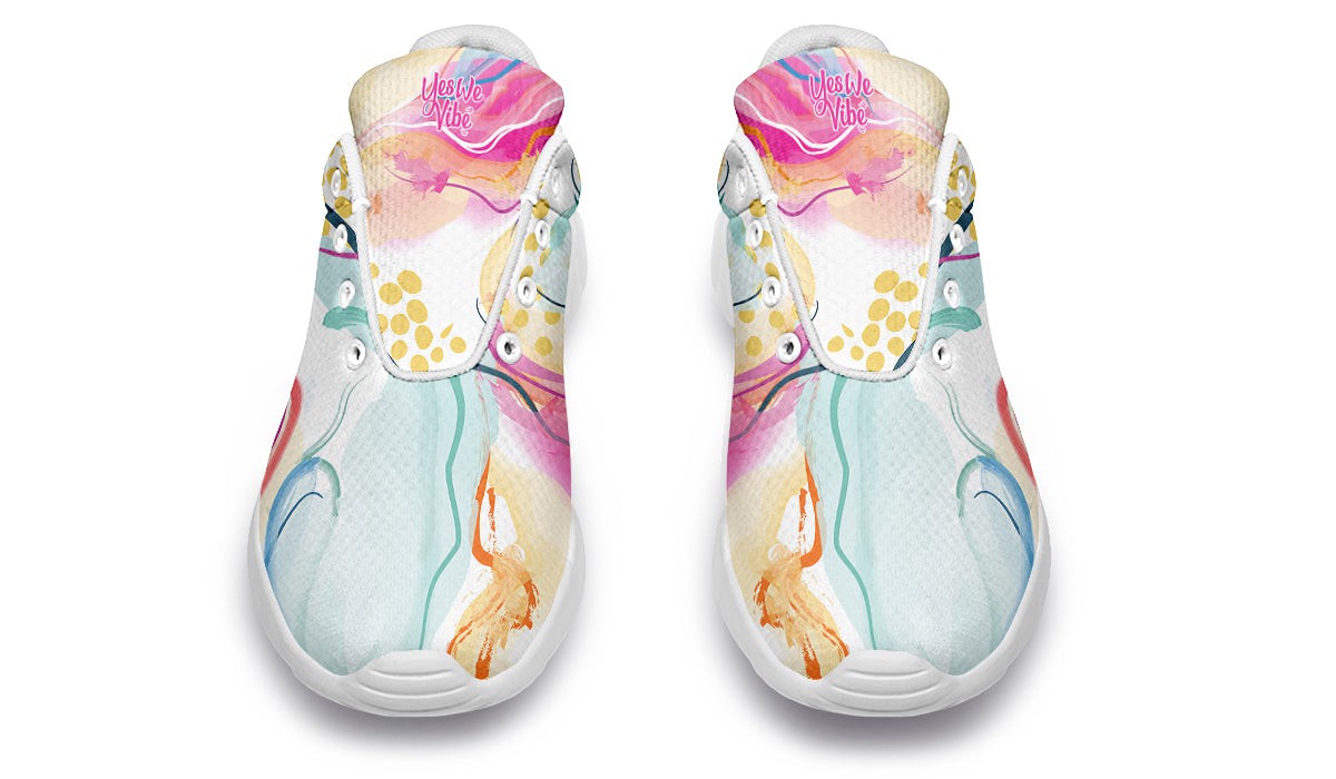 Watercolor Wavy Lines