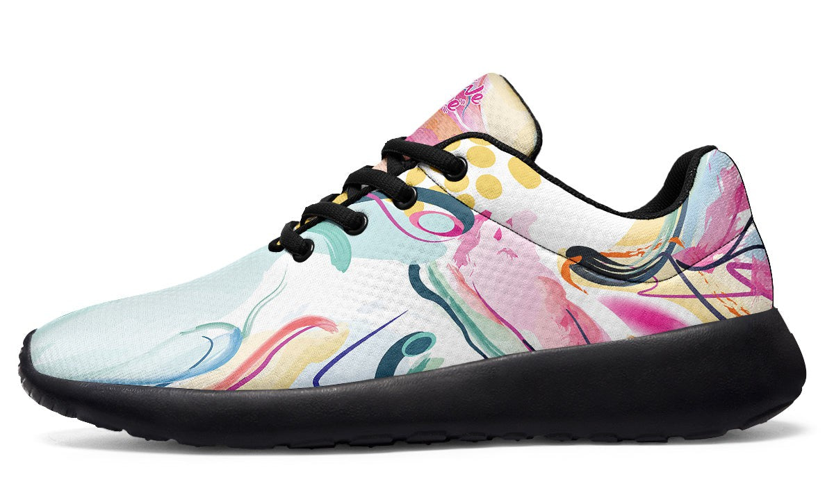 Watercolor Wavy Lines