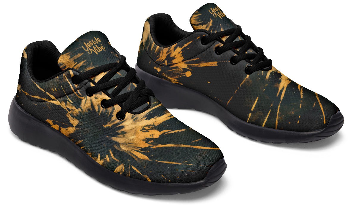 Yellow And Gold Tie Dye