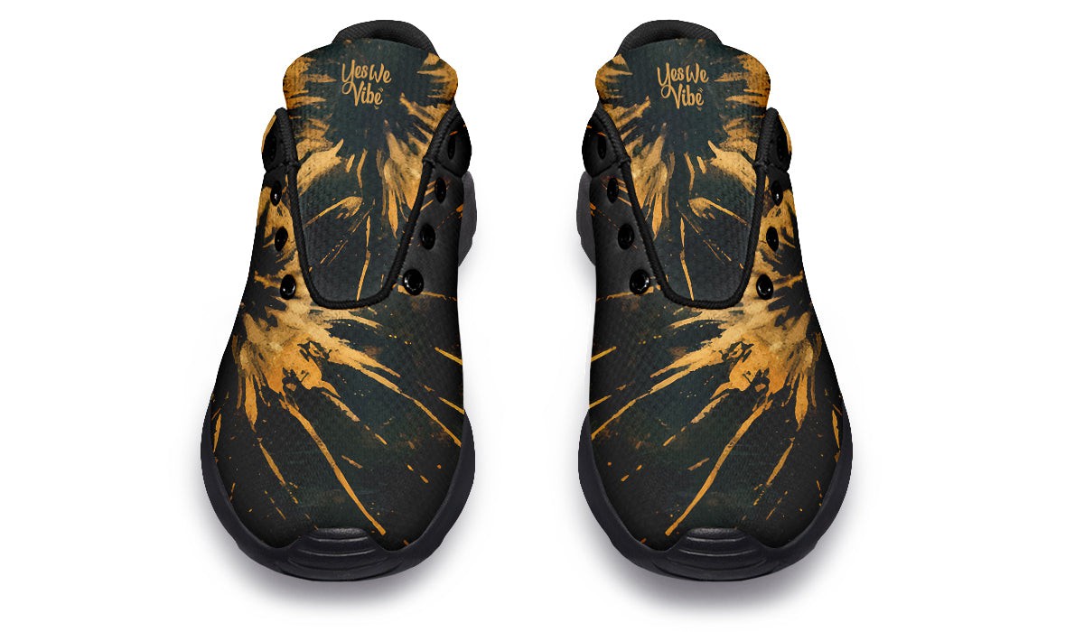 Yellow And Gold Tie Dye