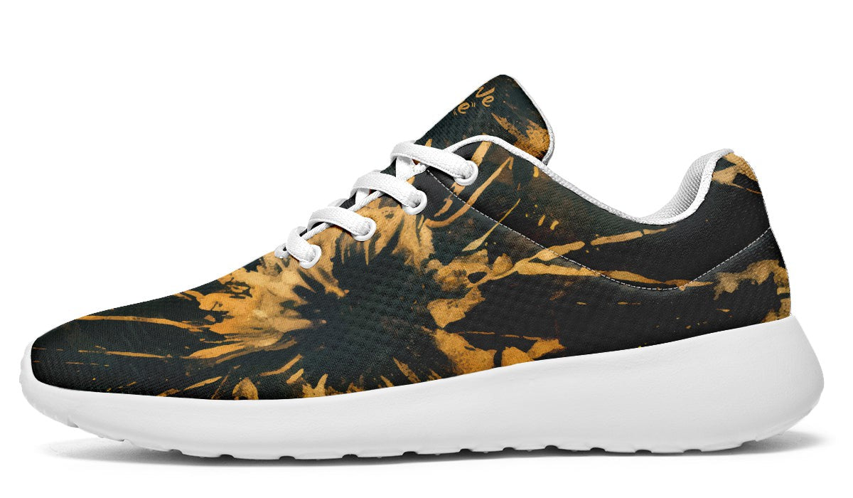 Yellow And Gold Tie Dye