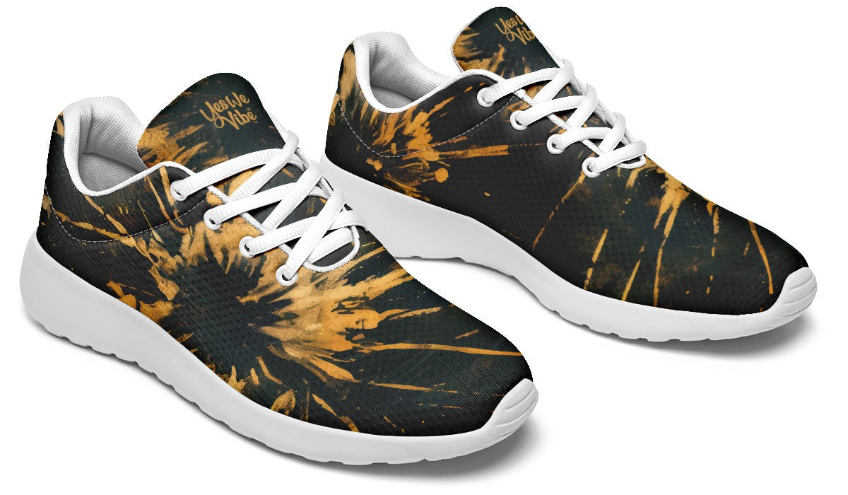 Yellow And Gold Tie Dye