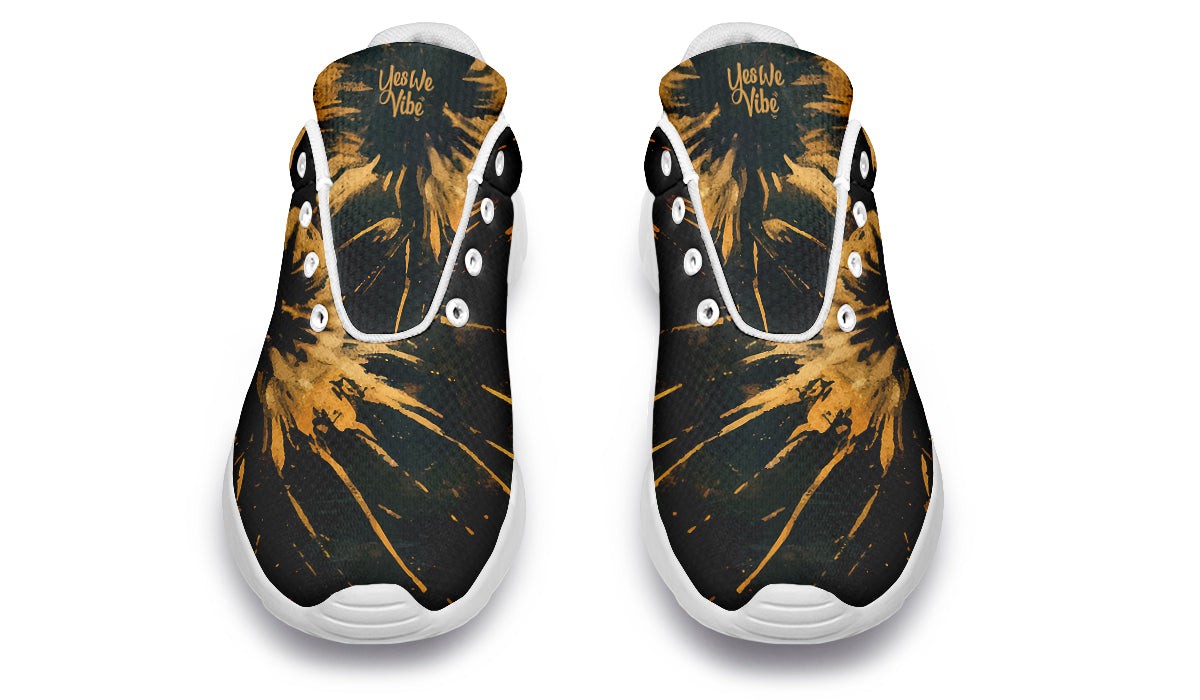 Yellow And Gold Tie Dye