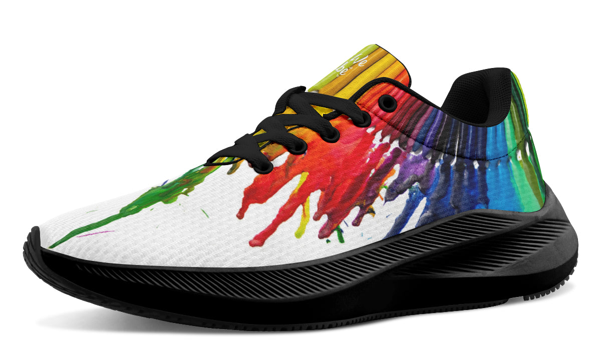 Melted Crayon Rainbow