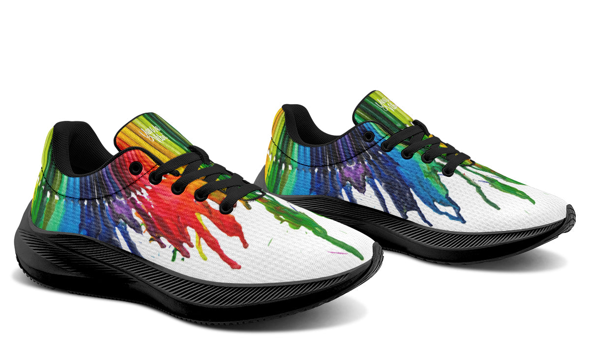 Melted Crayon Rainbow