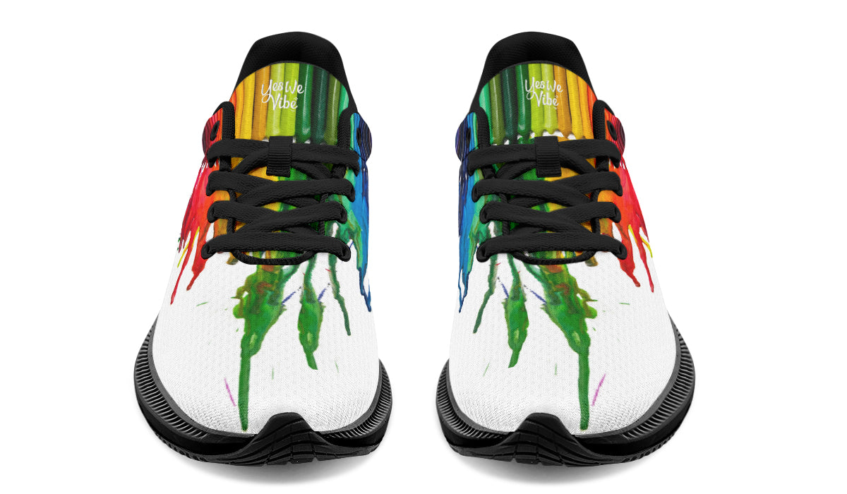 Melted Crayon Rainbow