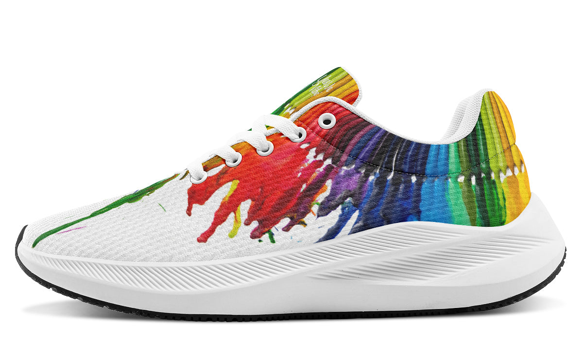 Melted Crayon Rainbow