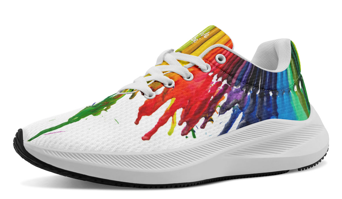 Melted Crayon Rainbow