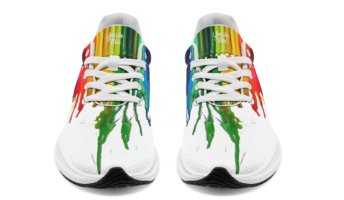 Melted Crayon Rainbow