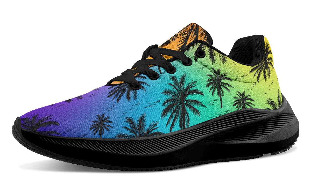 Chilling With Colors Palm Trees
