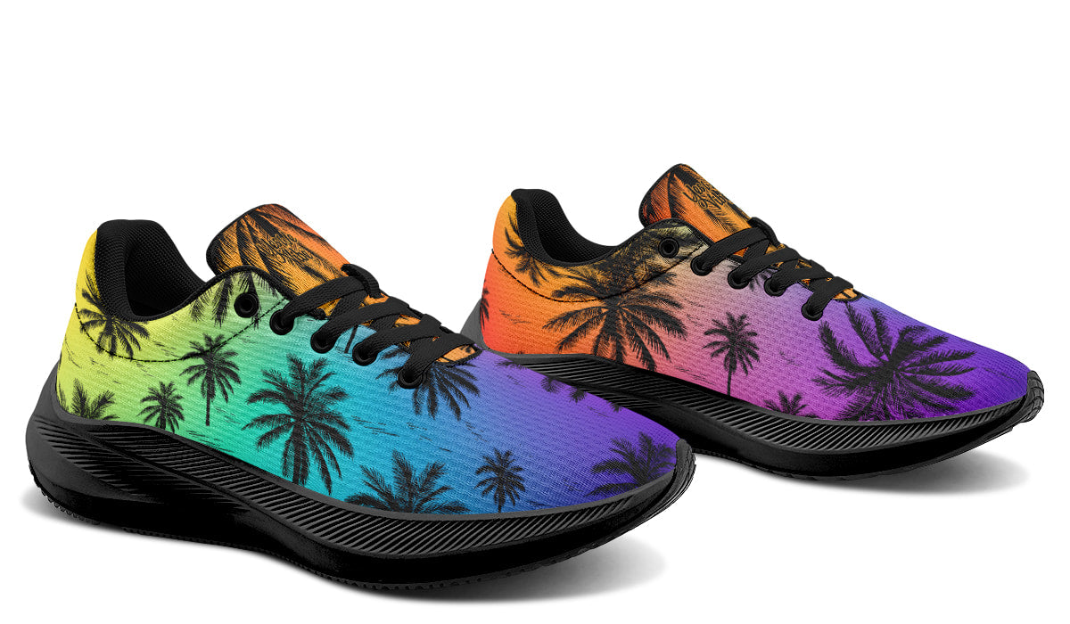 Chilling With Colors Palm Trees