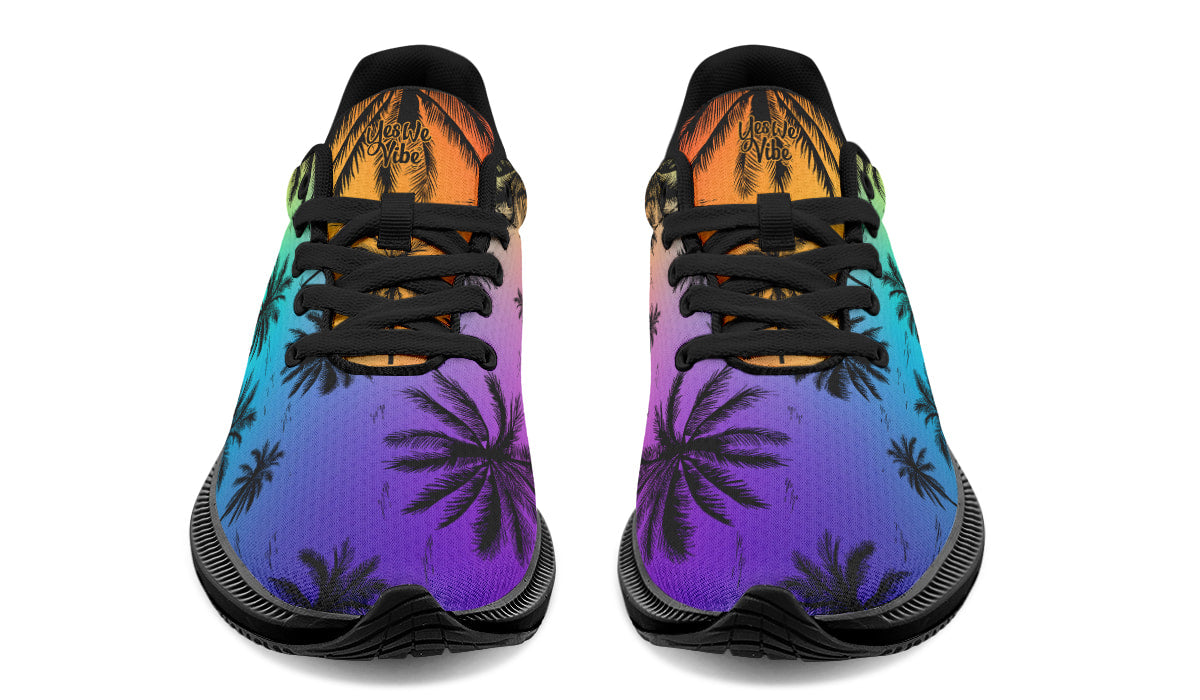 Chilling With Colors Palm Trees