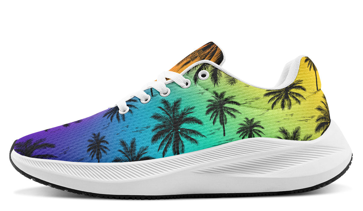 Chilling With Colors Palm Trees