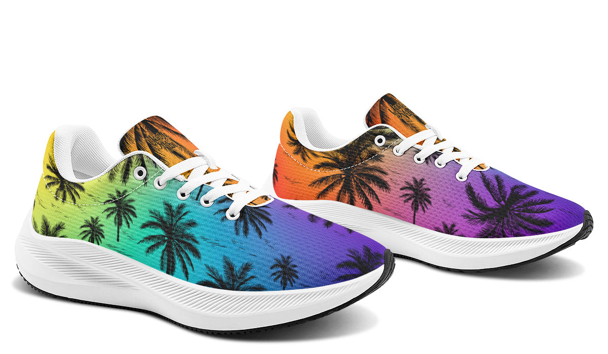 Chilling With Colors Palm Trees