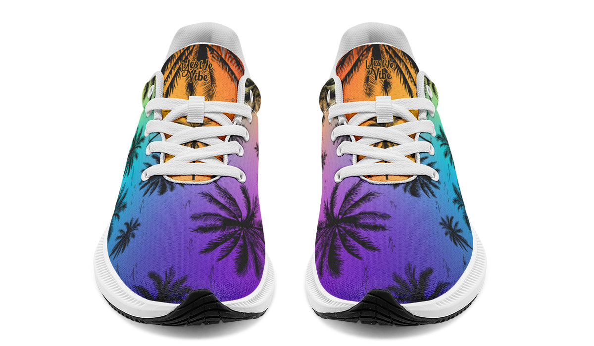 Chilling With Colors Palm Trees