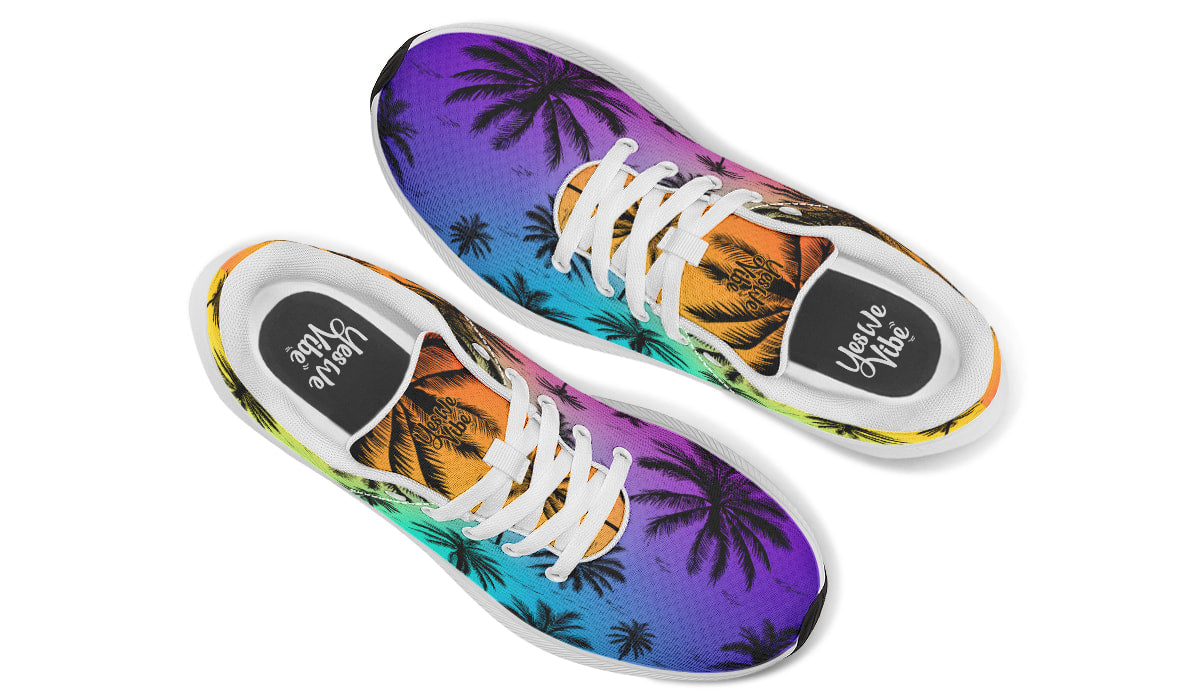 Chilling With Colors Palm Trees