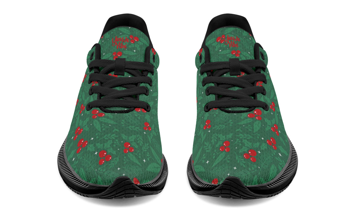 Holly Berry And Fir Branches