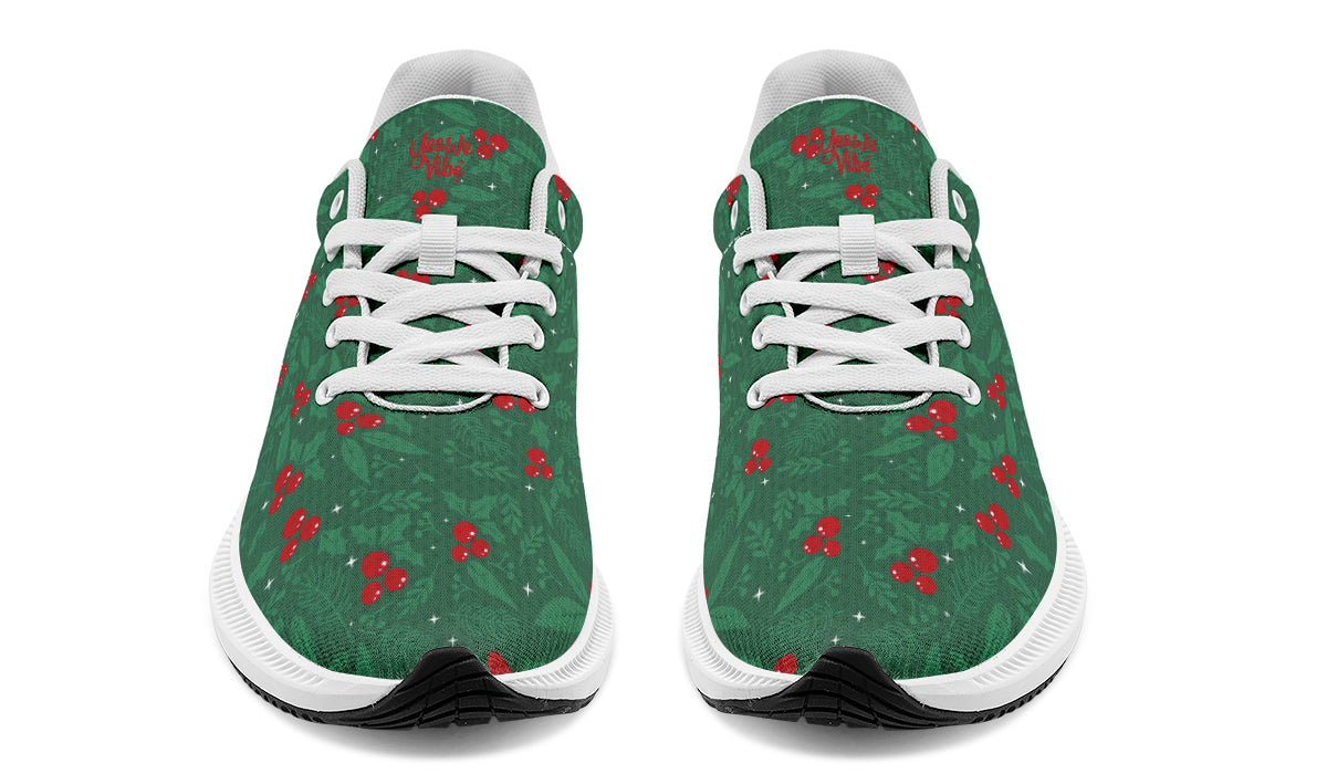 Holly Berry And Fir Branches