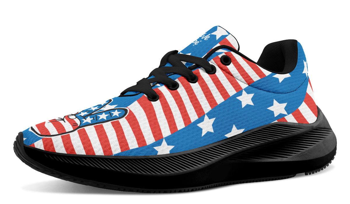 Peace Sign USA Flag