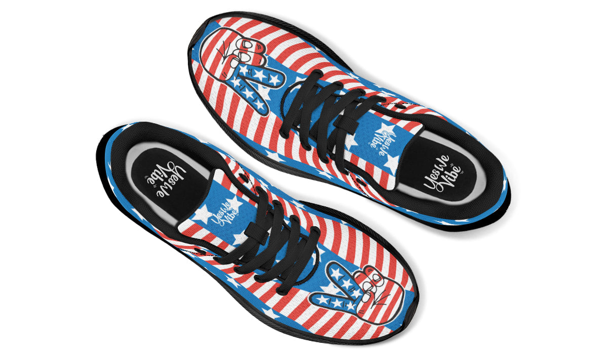 Peace Sign USA Flag