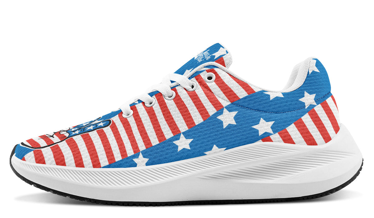 Peace Sign USA Flag