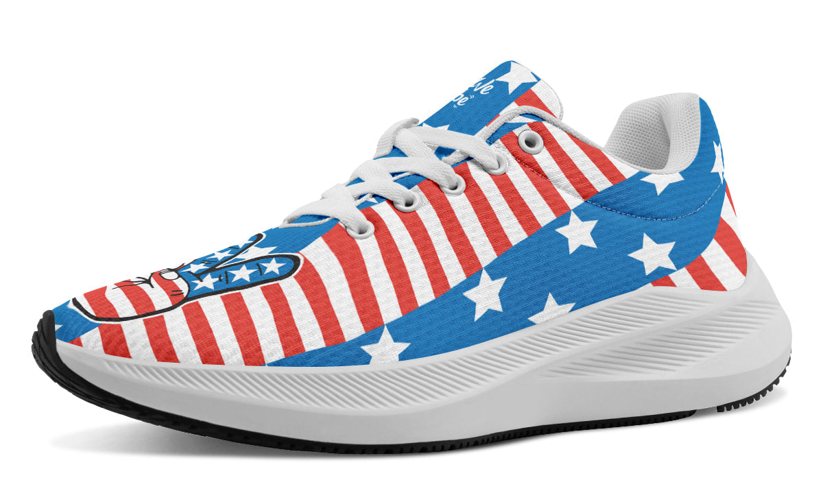 Peace Sign USA Flag
