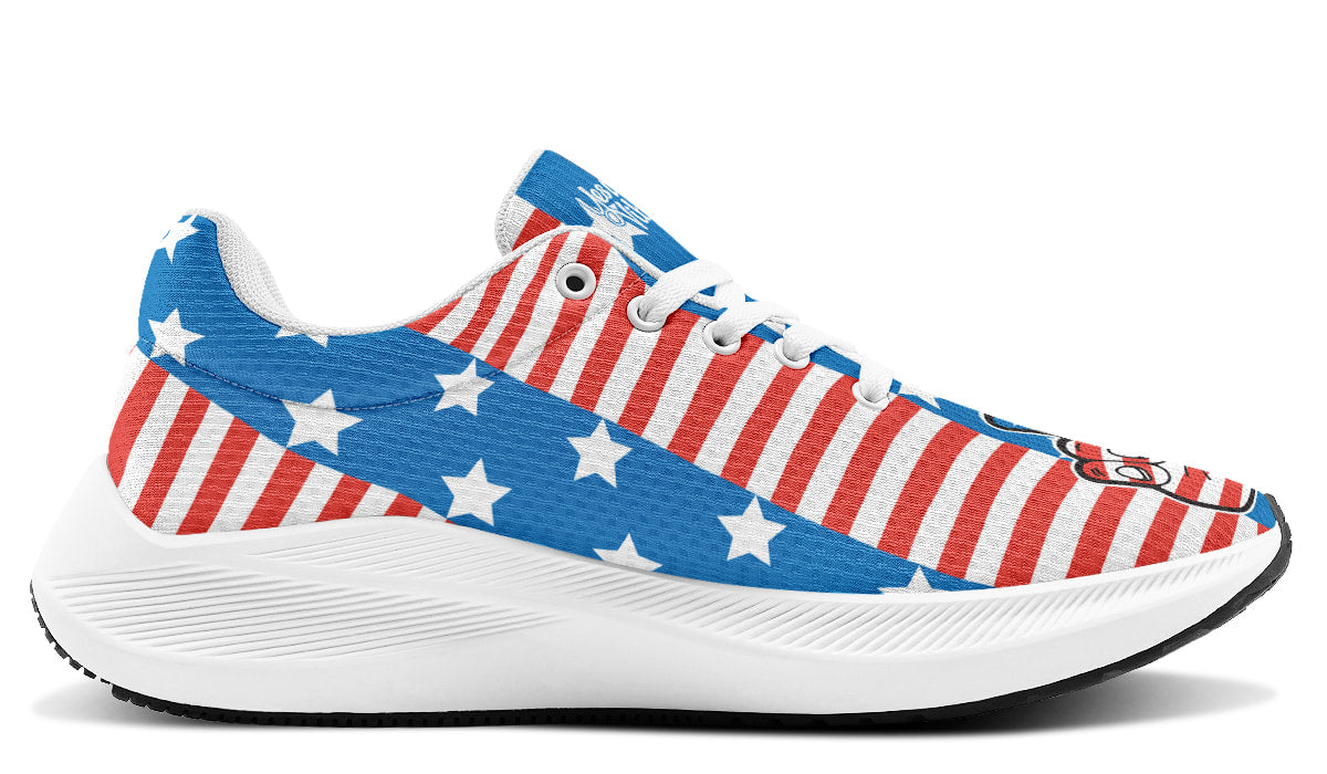 Peace Sign USA Flag