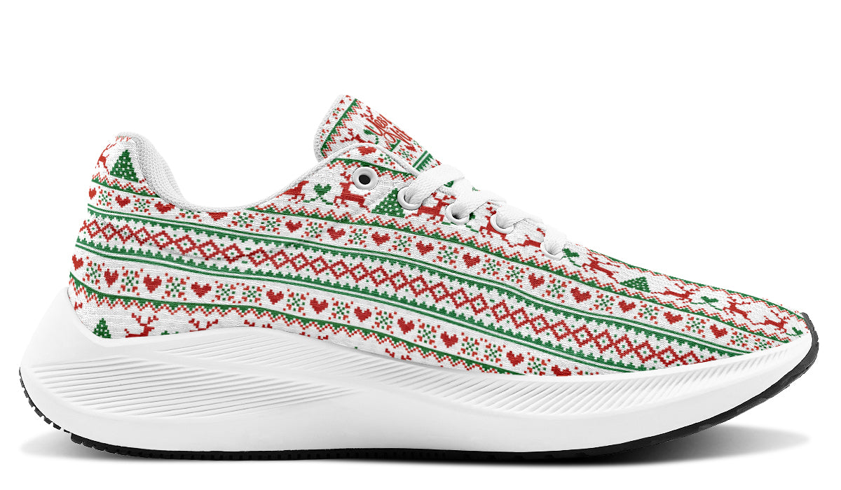 Pixel Deers And Christmas Trees