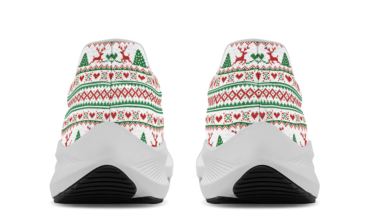 Pixel Deers And Christmas Trees