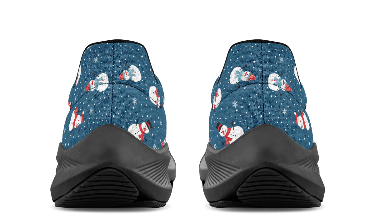 Snowman And Snowflakes