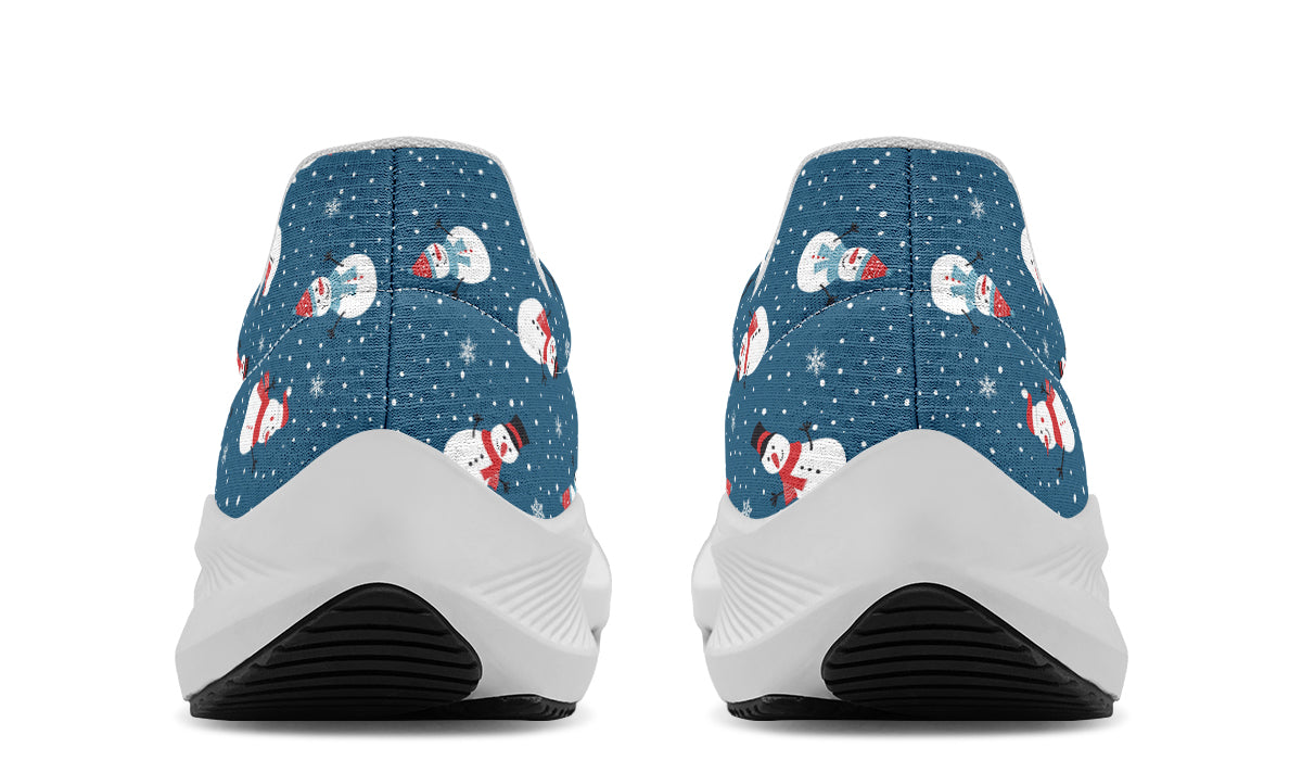 Snowman And Snowflakes