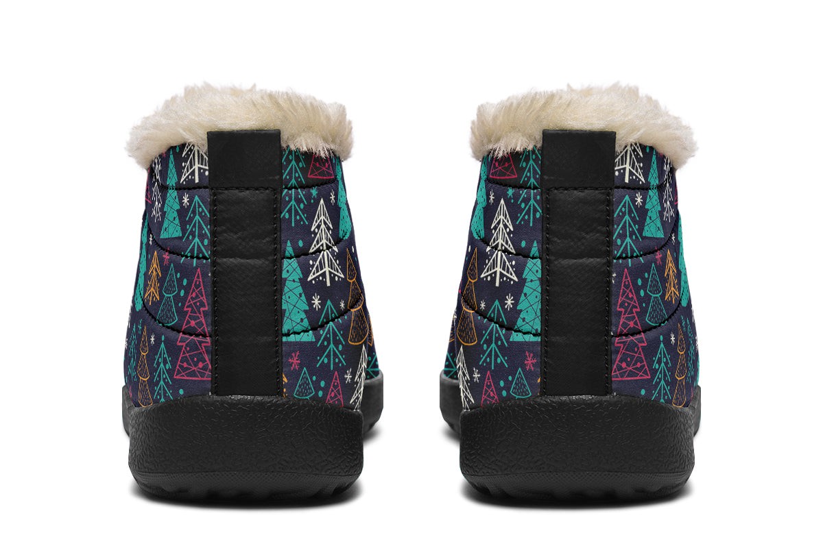 Christmas Forest Silhouette