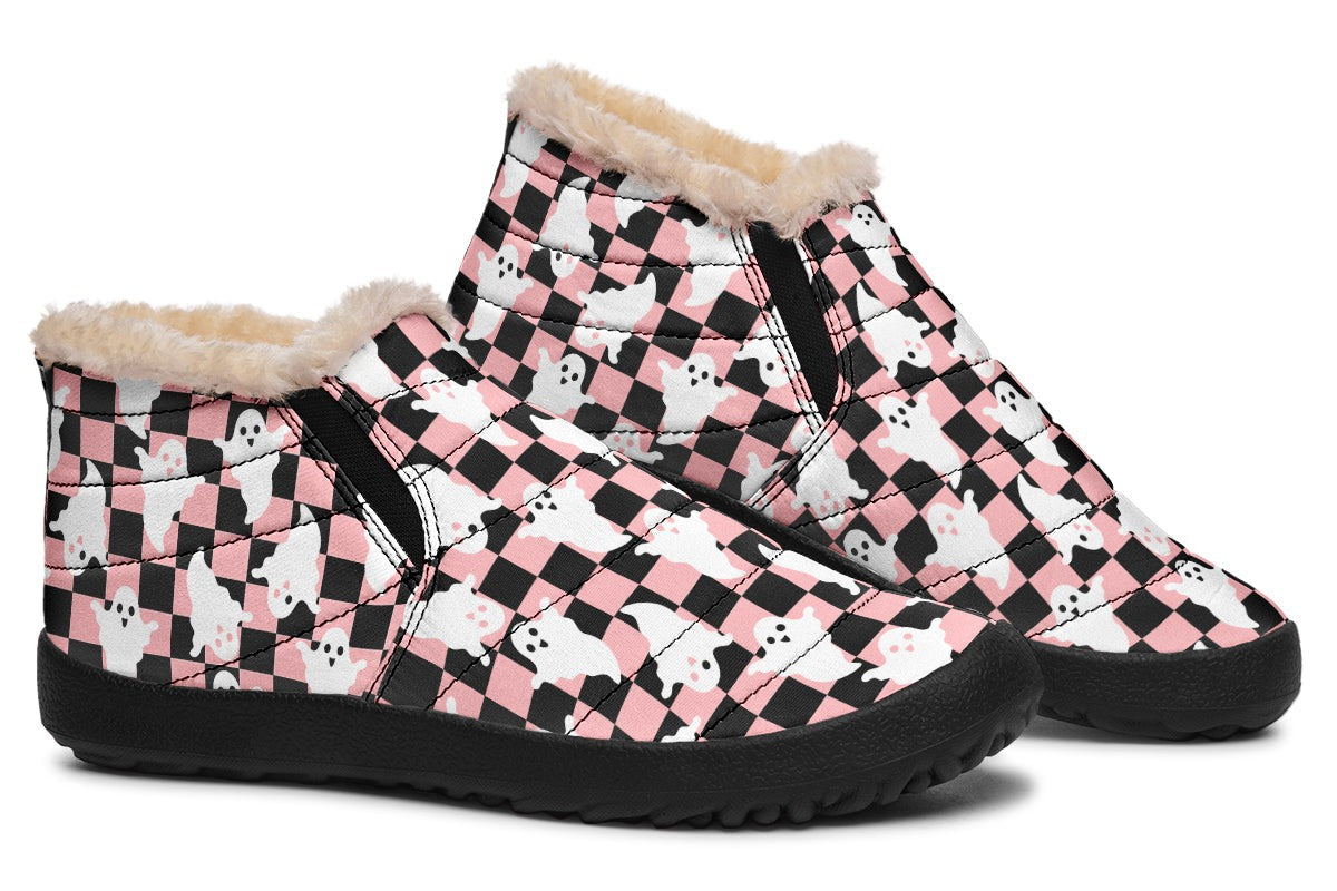 Cute Ghost Checkered