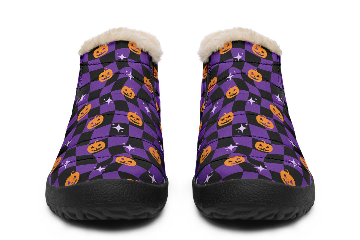 Halloween Distorted Checkered