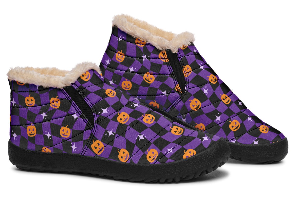Halloween Distorted Checkered