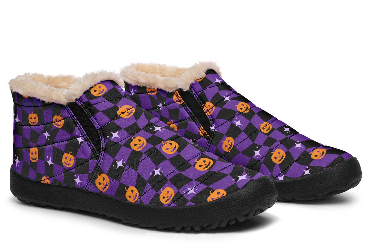 Halloween Distorted Checkered
