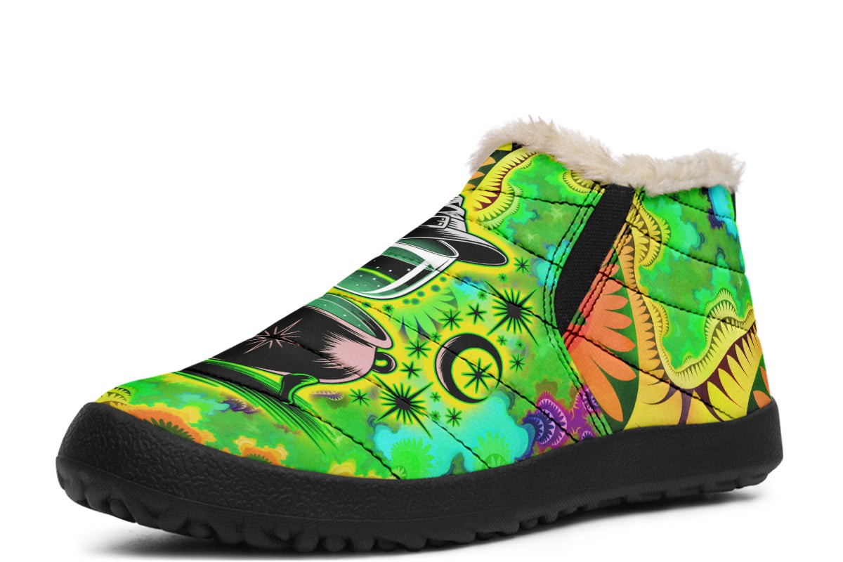 Magical Witch Hats And Cauldron