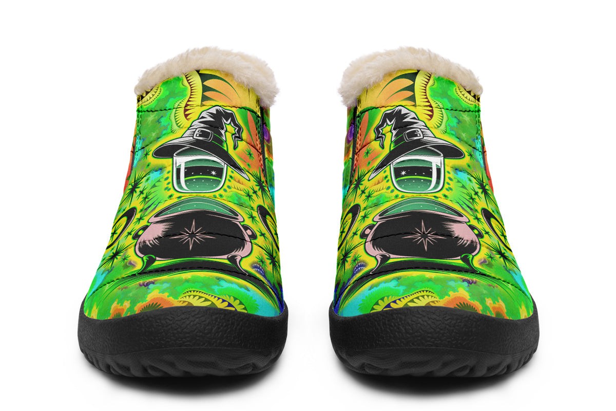 Magical Witch Hats And Cauldron