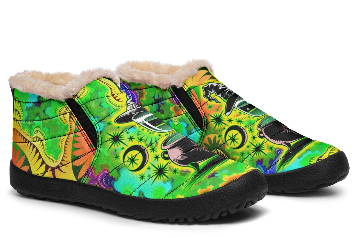 Magical Witch Hats And Cauldron