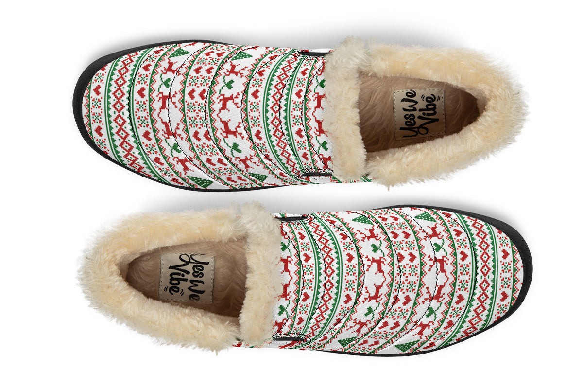 Pixel Deers And Christmas Trees