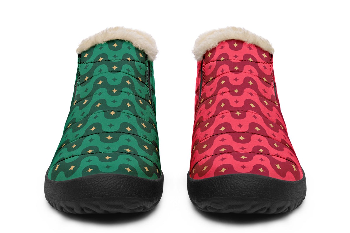 Red And Green Wave Star